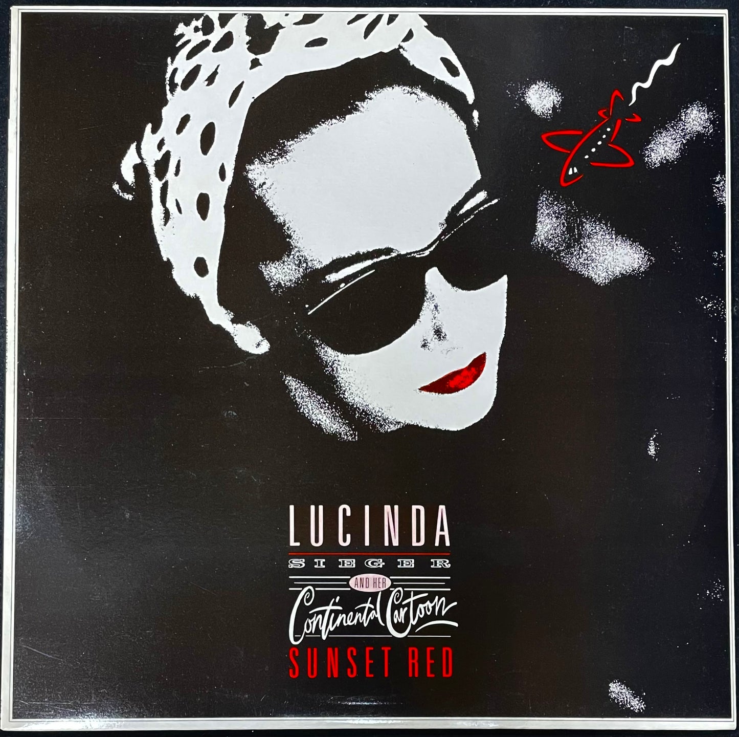 Lucinda Sieger And Her Continental Cartoon – Sunset Red - USED Vinyl 12" Single