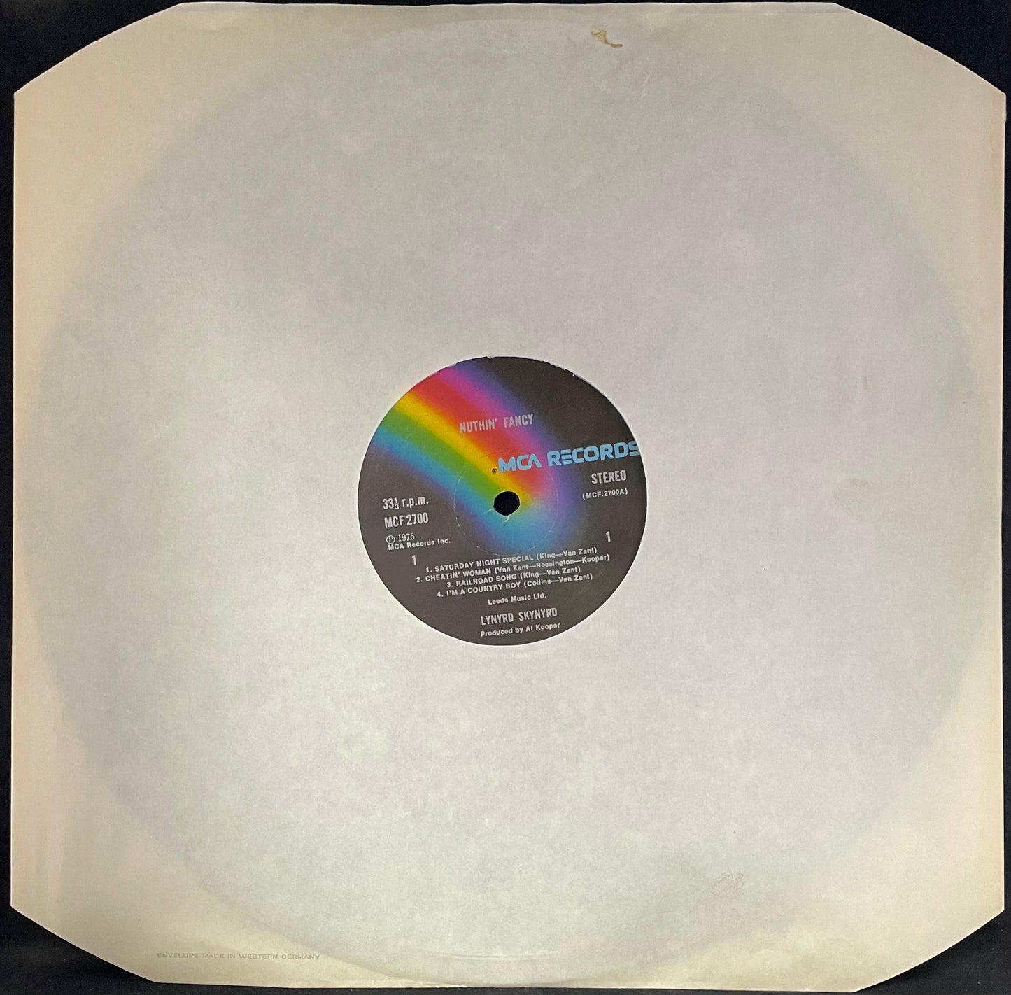 Lynyrd Skynyrd – Nuthin' Fancy - USED Vinyl LP