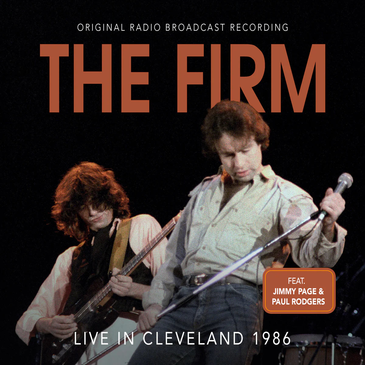 PRESALE - The Firm - Live in Cleveland 1986 - CD Compact Disc