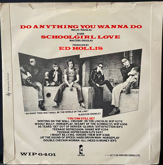 Rods – Do Anything You Wanna Do - USED Vinyl 7" Single