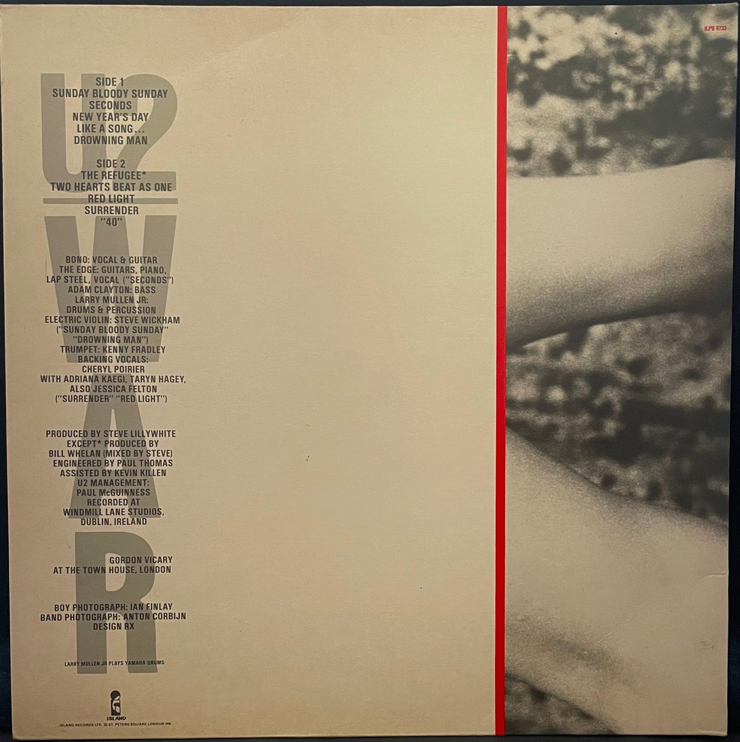 U2 – War - USED Vinyl LP