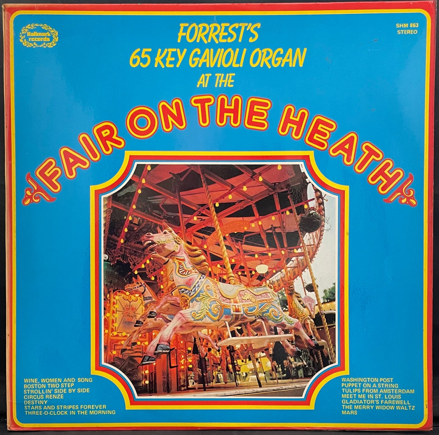 No Artist – Forrest's 65 Key Gavioli Organ At The Fair On The Heath – USED Vinyl LP