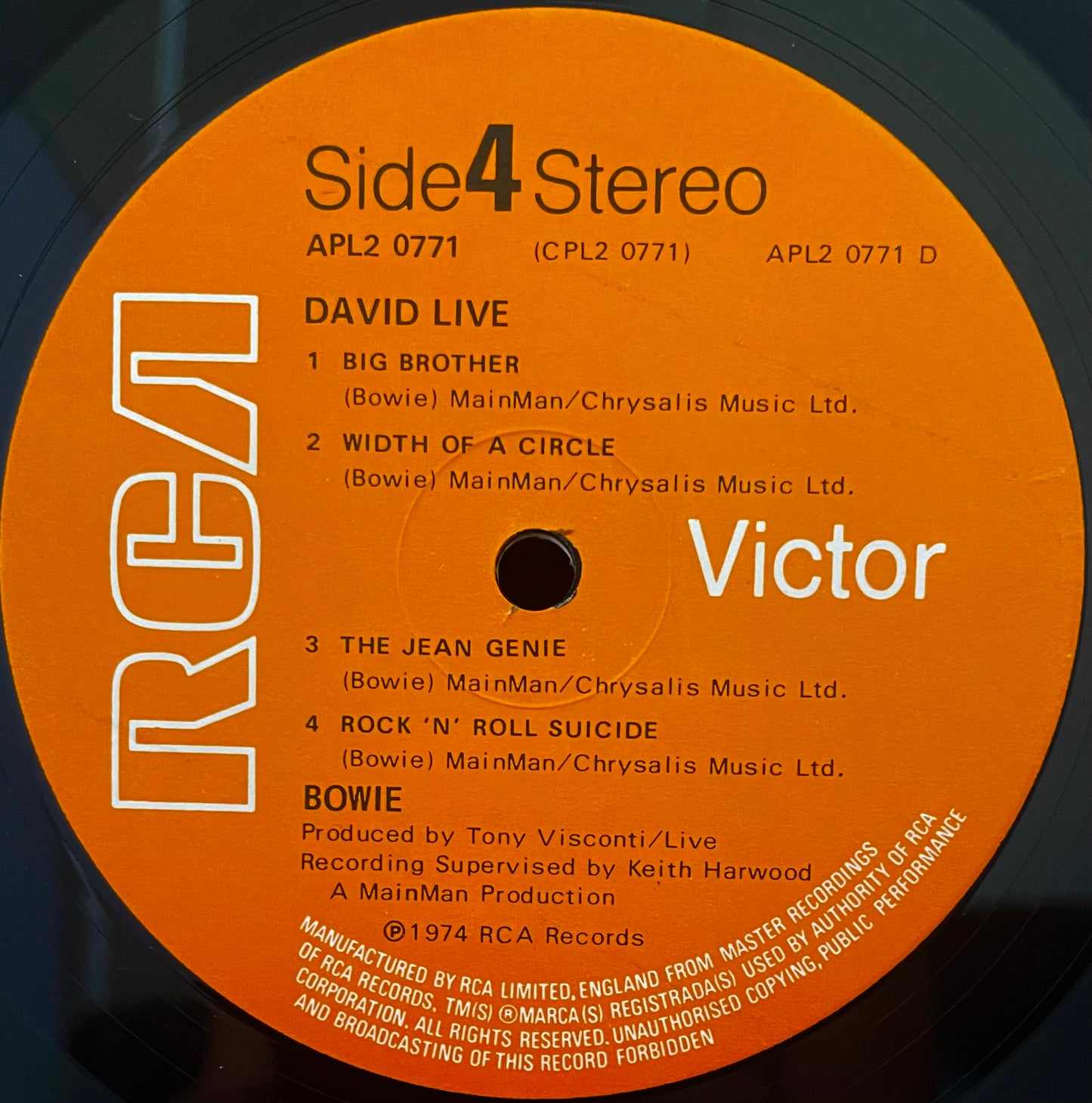 David Bowie – David Live - USED Vinyl 2LP
