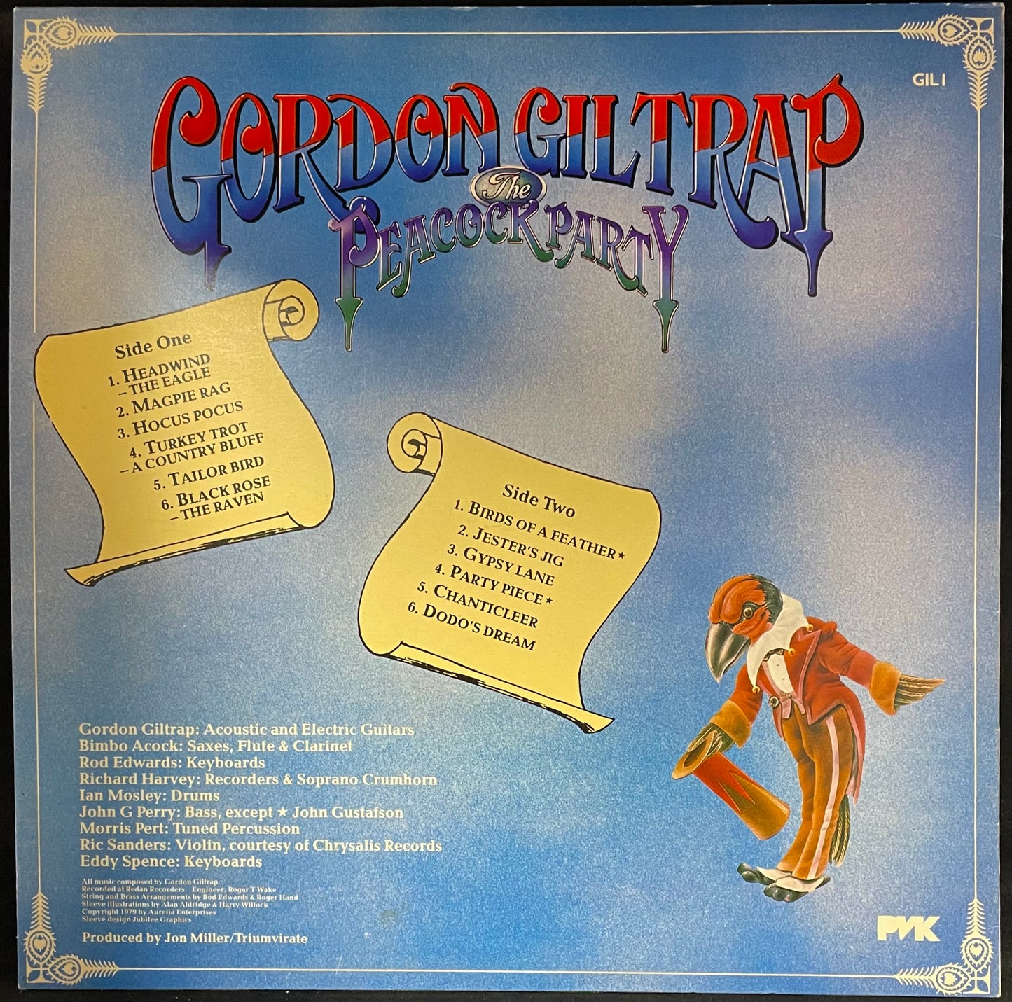 Gordon Giltrap – The Peacock Party - USED Vinyl LP