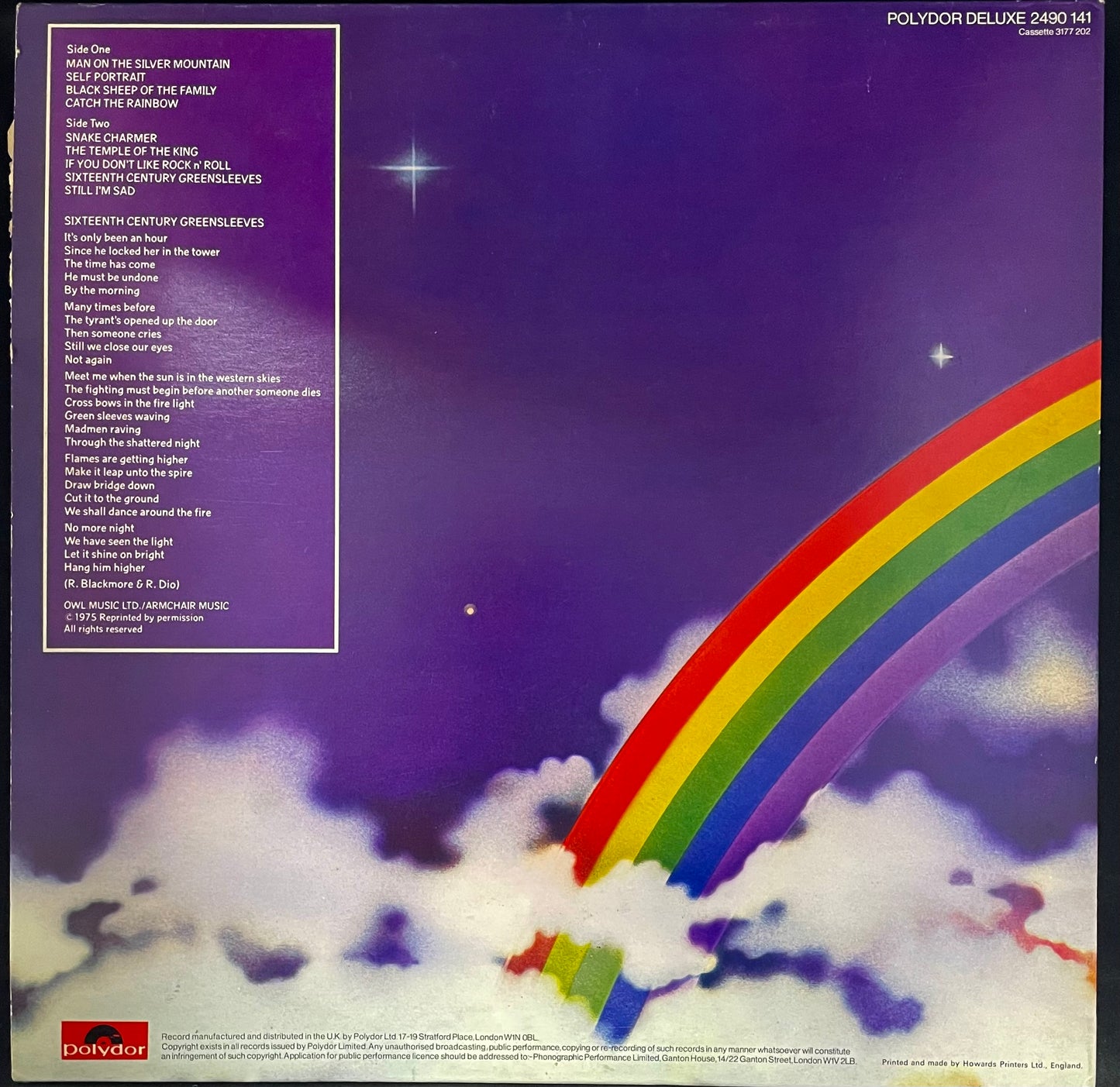 Rainbow – Ritchie Blackmore's Rainbow - USED Vinyl LP