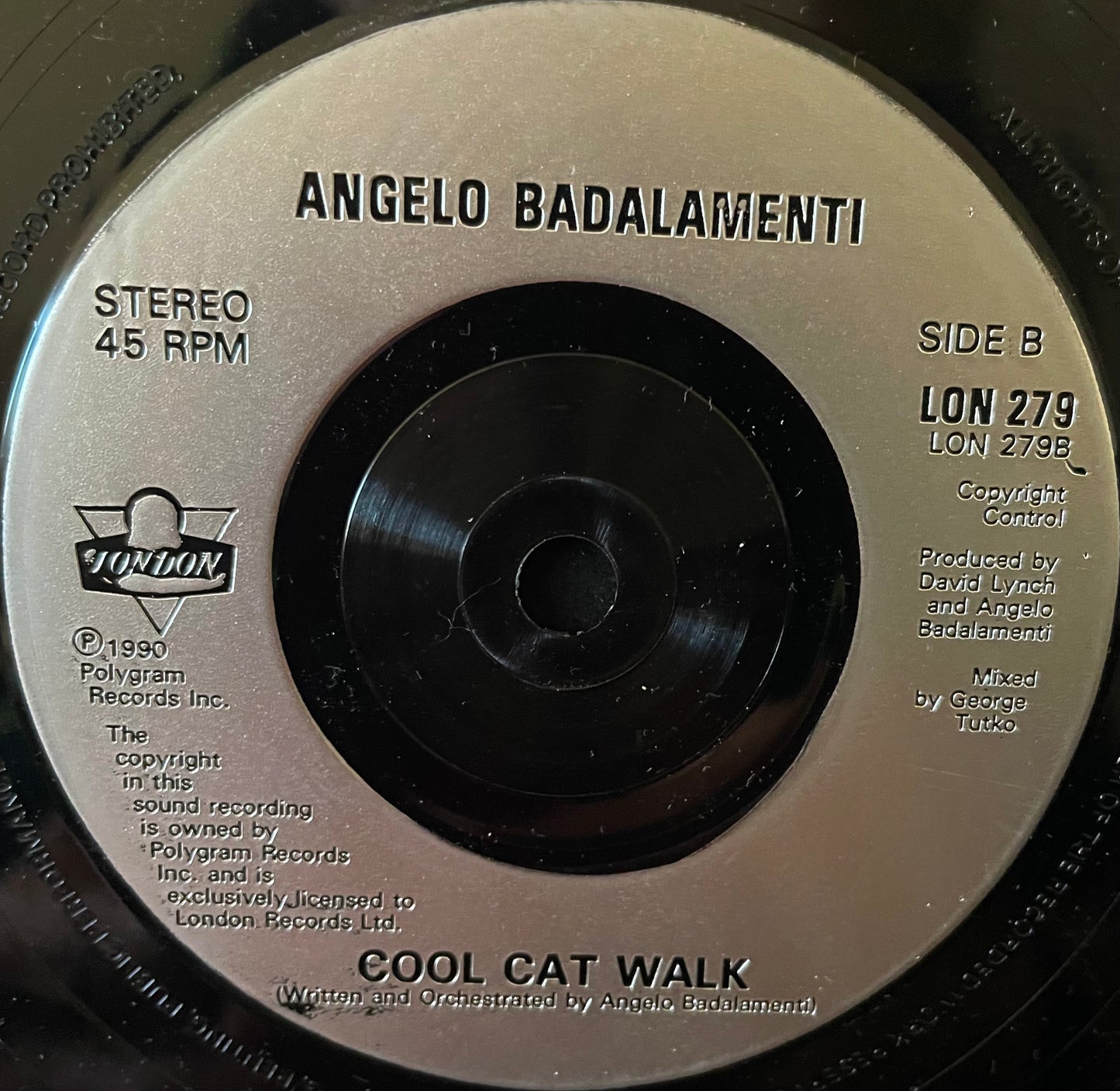 Chris Isaak – Wicked Game - USED Vinyl 7" Single  - Limited Edition Poster Sleeve