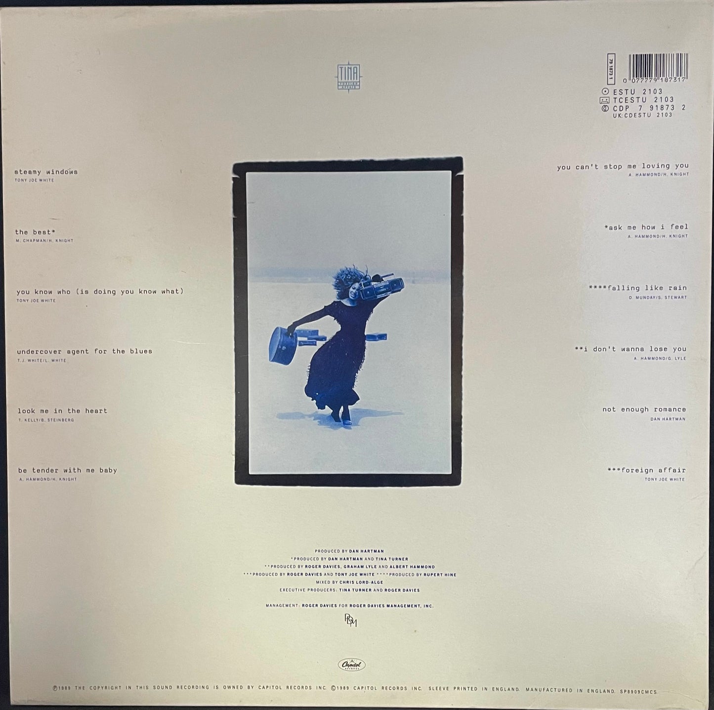 Tina Turner – Foreign Affair - USED Vinyl LP