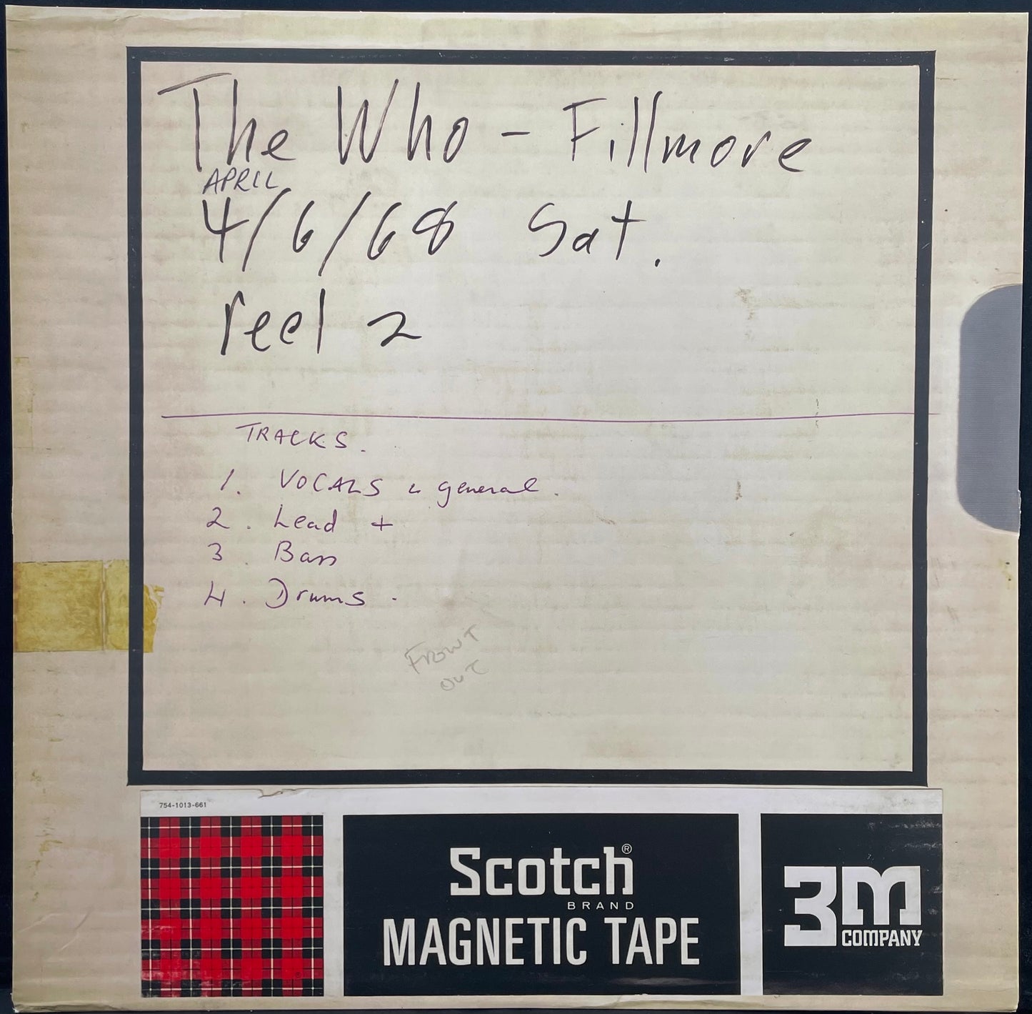 The Who – Live At The Fillmore East 1968 - USED Vinyl 3LP