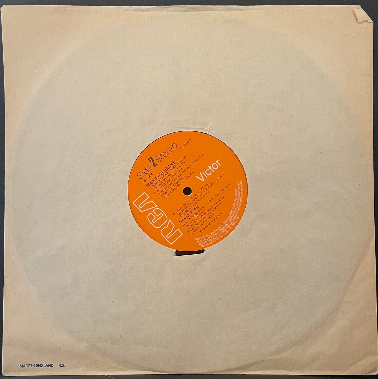David Bowie – Young Americans - USED Vinyl LP