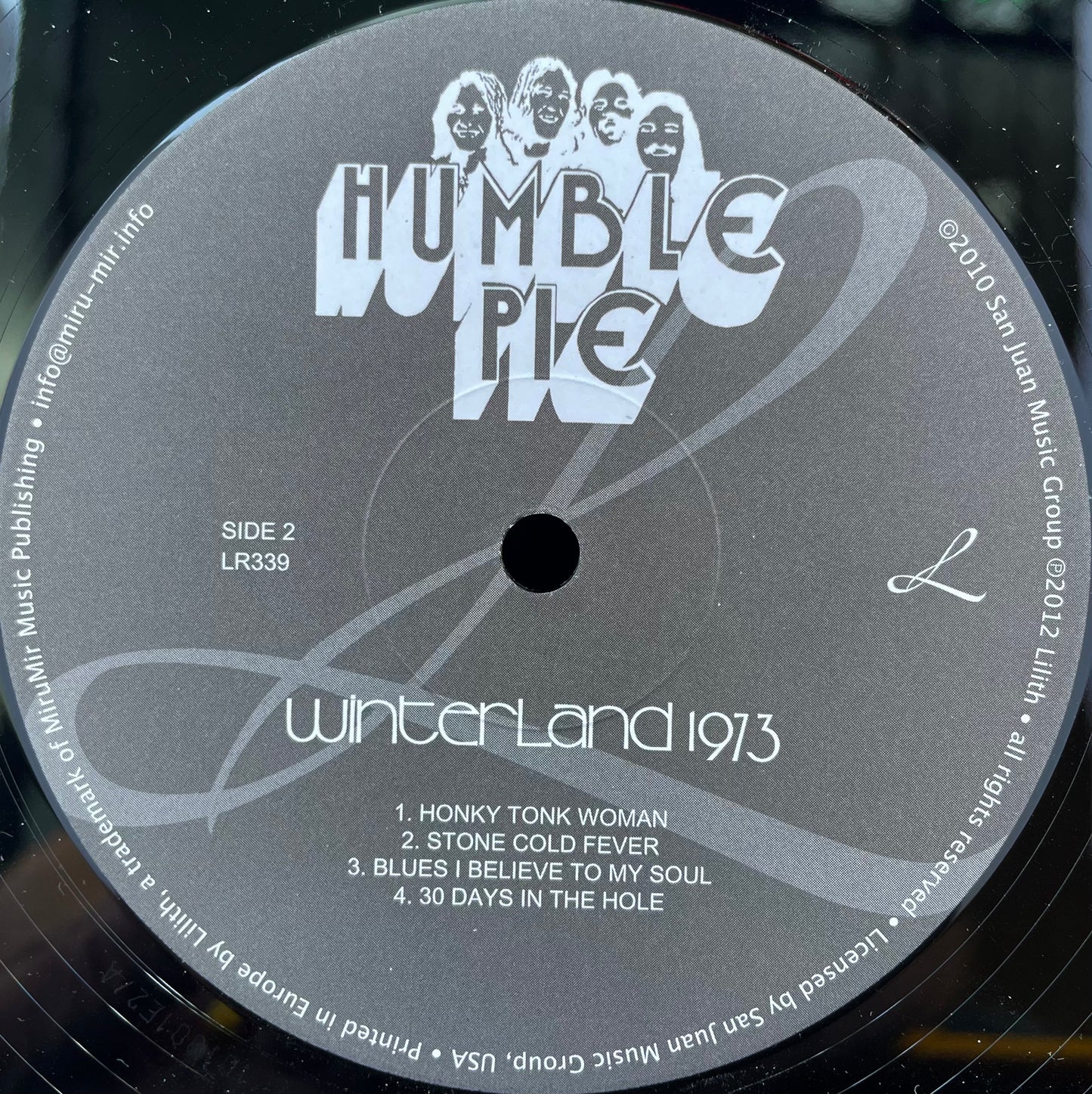 Humble Pie – Winterland 1973 - USED 180G Vinyl 2LP