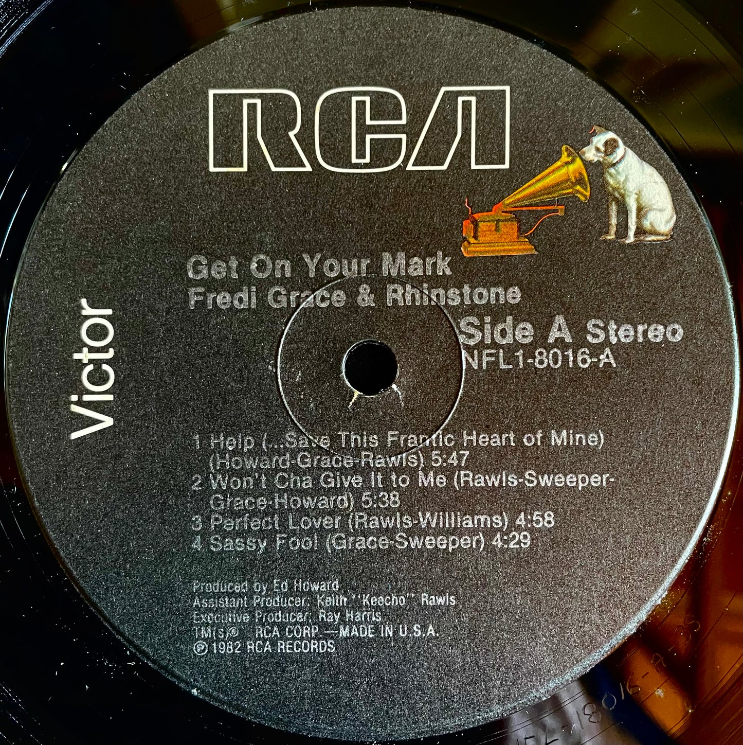 Fredi Grace And Rhinstone – Get On Your Mark - USED Vinyl LP