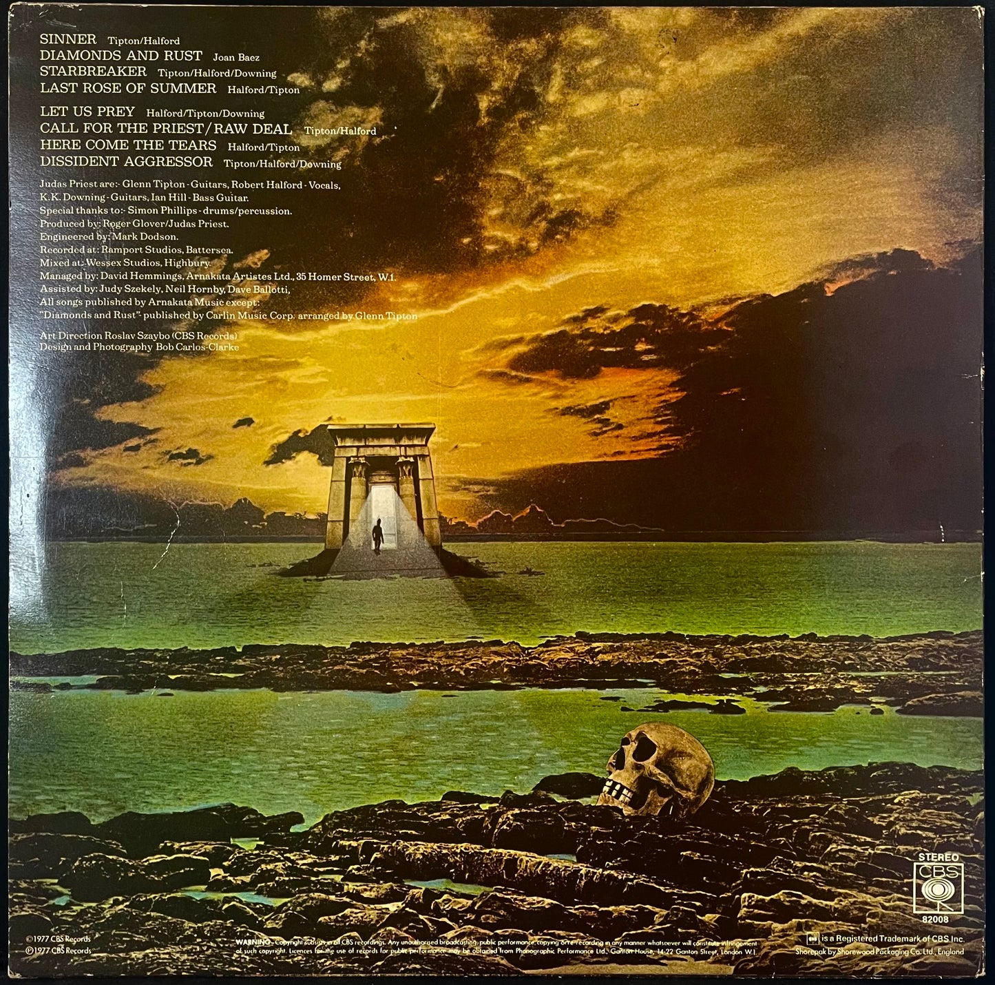 Judas Priest – Sin After Sin - USED Vinyl LP
