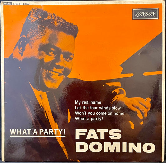 Fats Domino – What A Party ! - USED Vinyl 7" EP Mono
