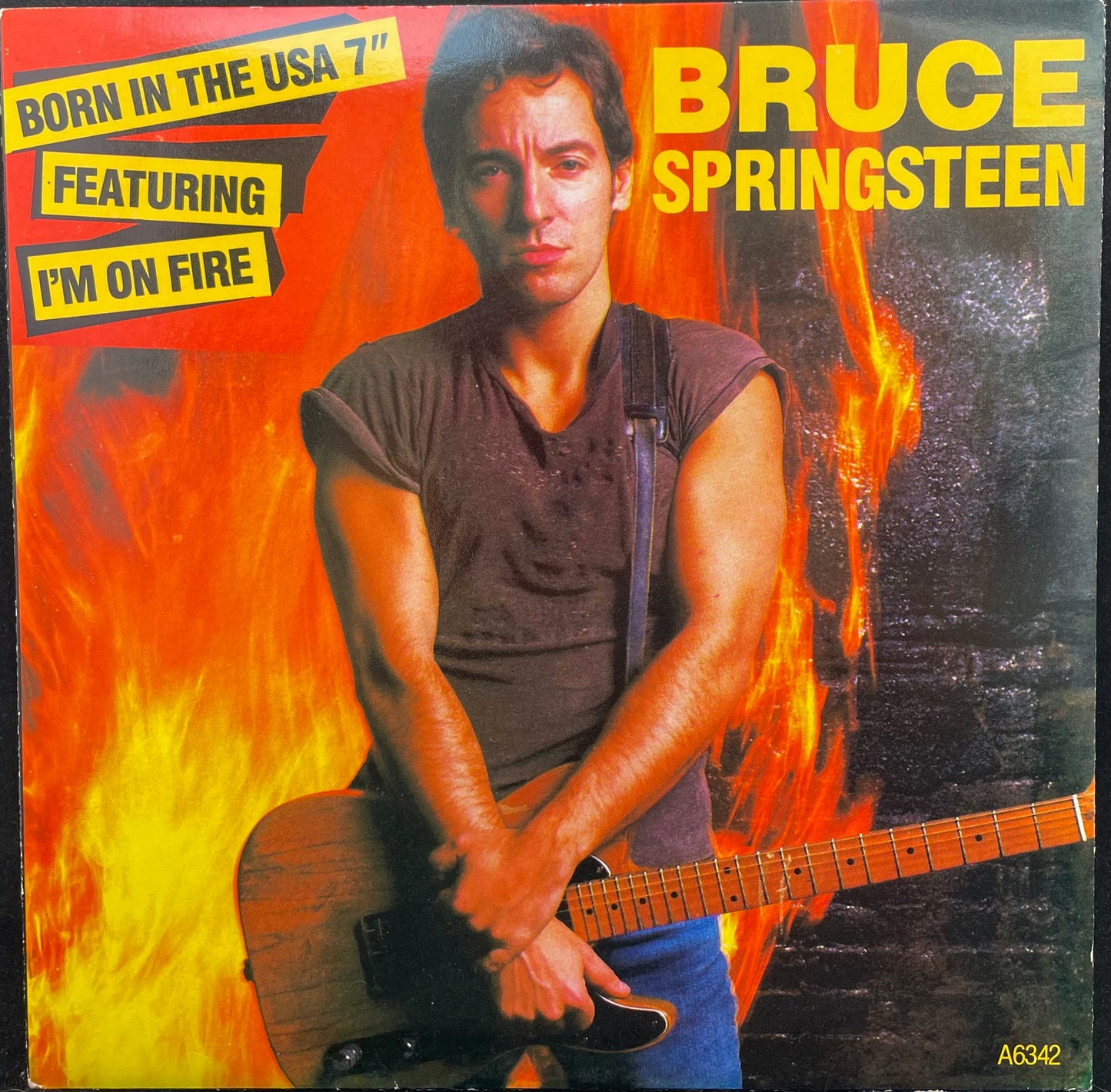 Bruce Springsteen – I'm On Fire / Born In The USA - USED Vinyl 7" Single