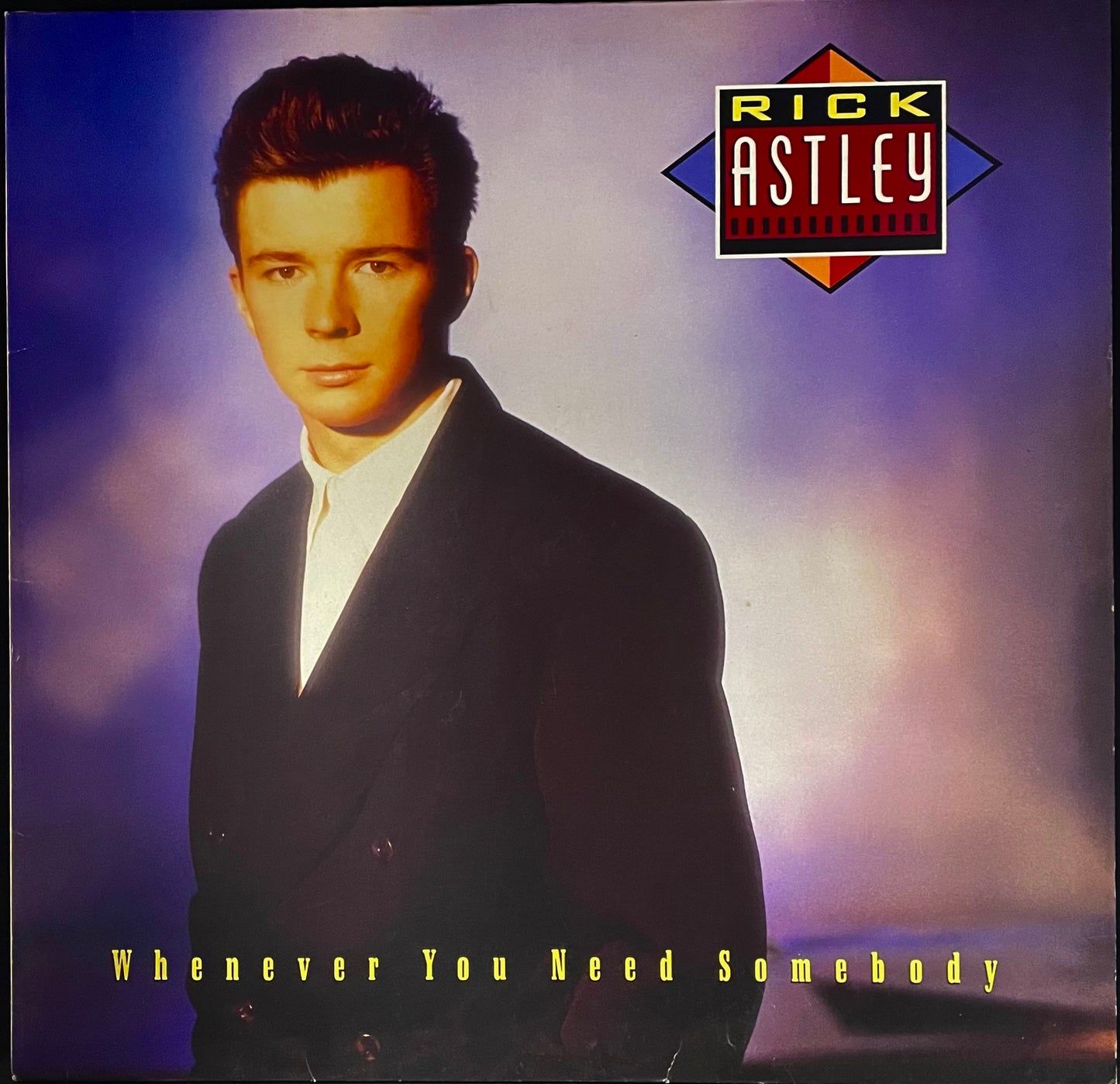 Rick Astley ‎– Whenever You Need Somebody - USED Vinyl LP