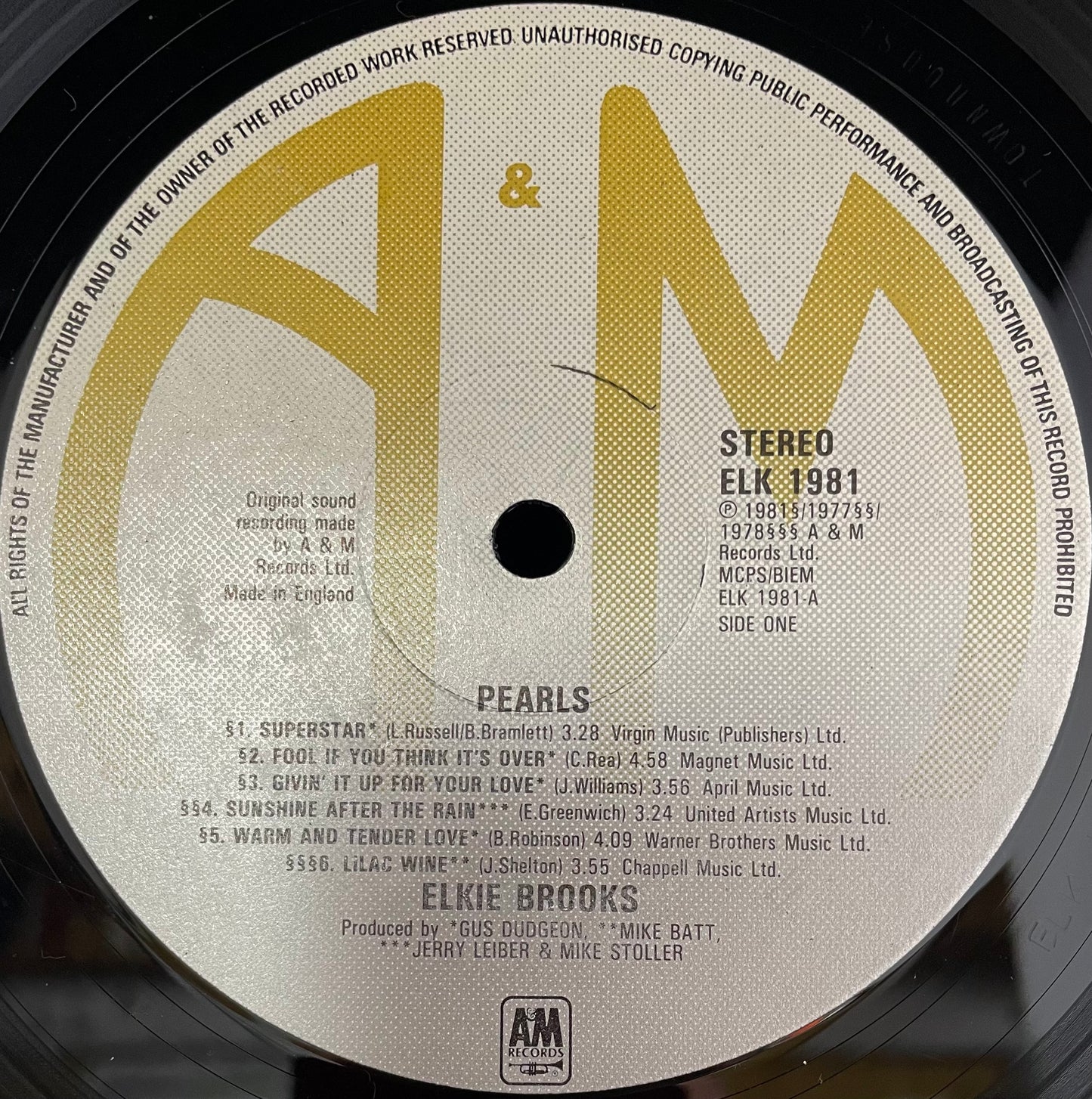 Elkie Brooks – Pearls - USED Vinyl LP