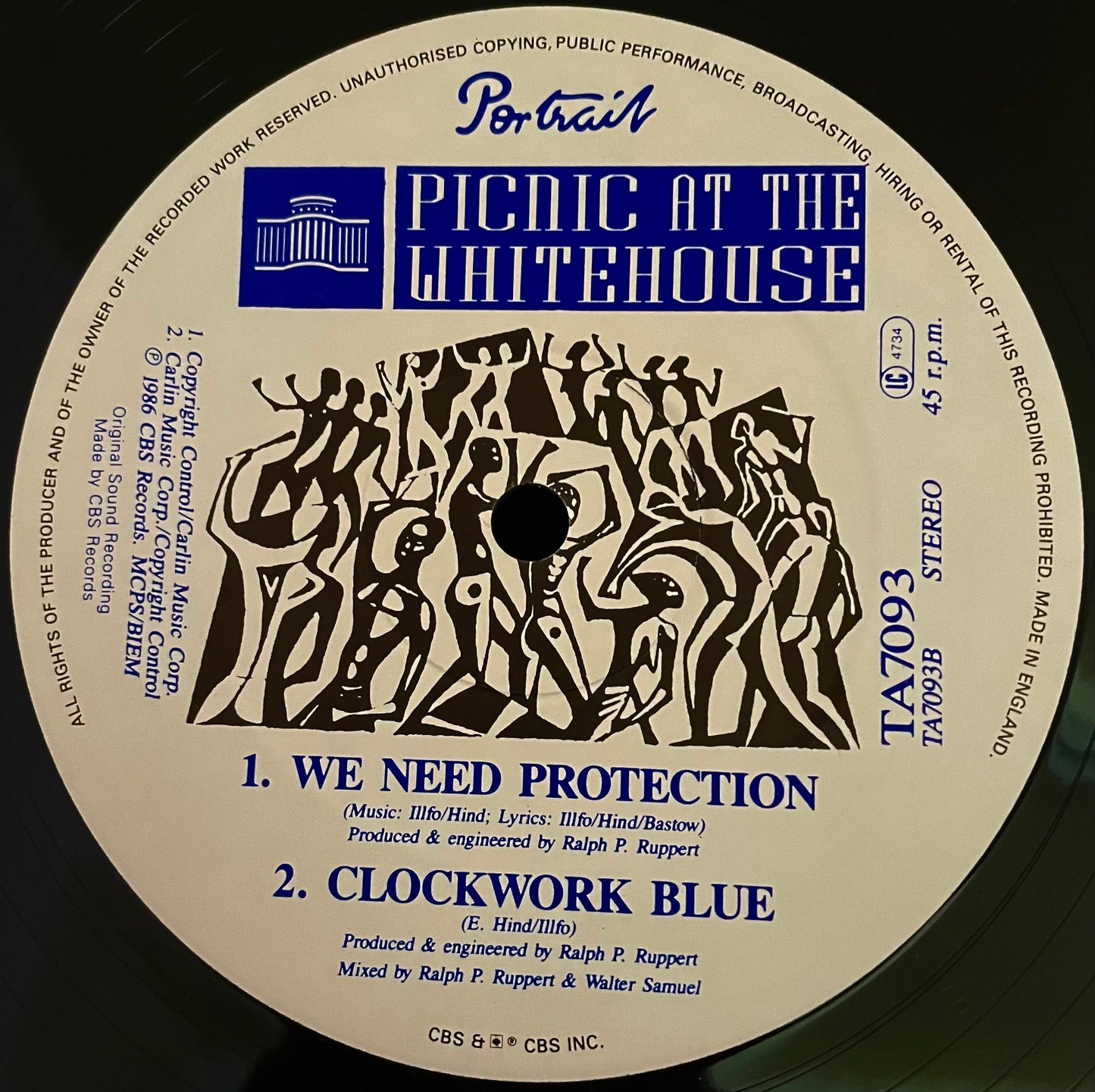 Picnic At The Whitehouse – East River - USED Vinyl 12" Single