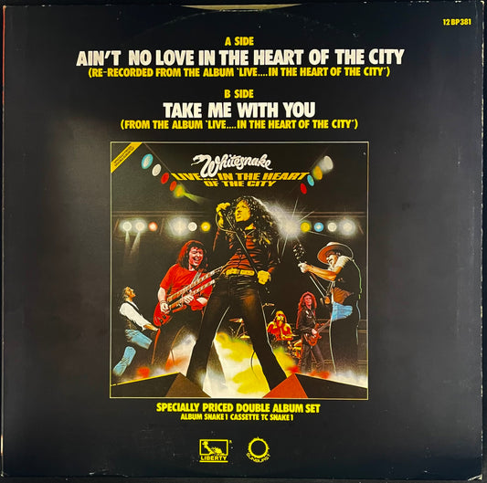 Whitesnake – Ain't No Love In The Heart Of The City - USED Vinyl 12" Single