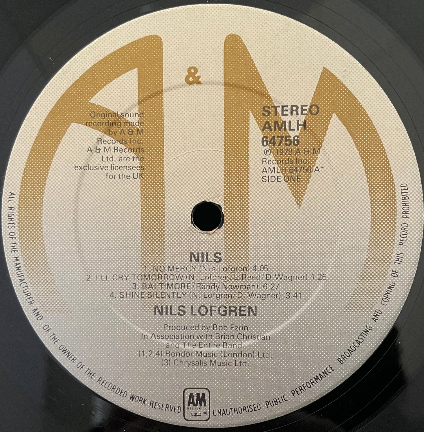 Nils Lofgren – Nils - USED Vinyl LP