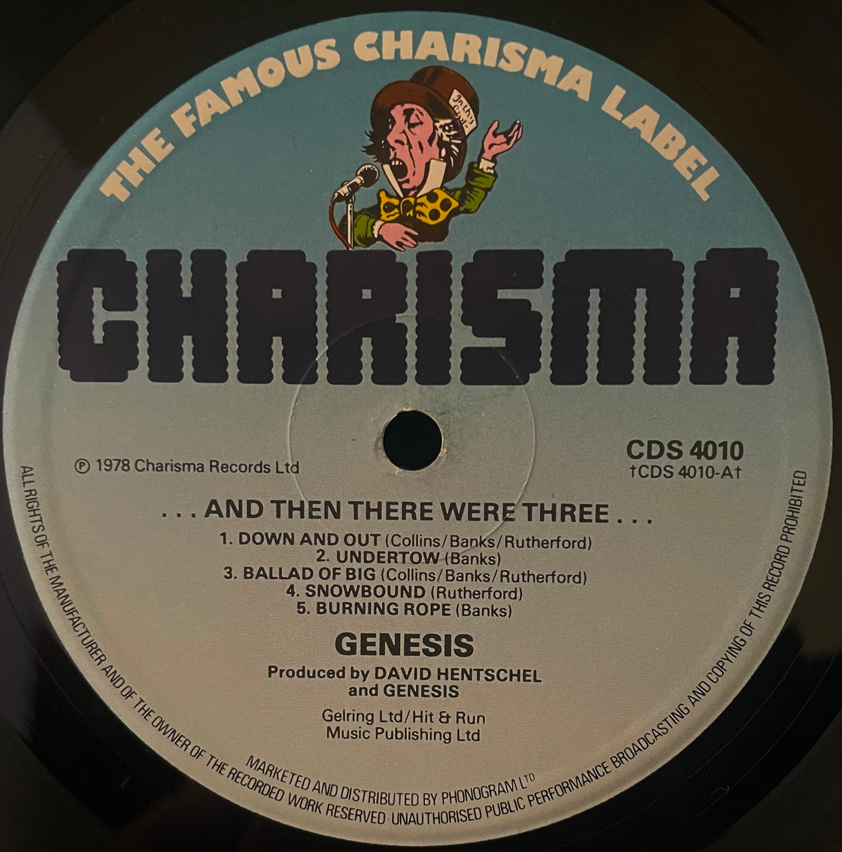 Genesis – ...And Then There Were Three... - USED Vinyl LP