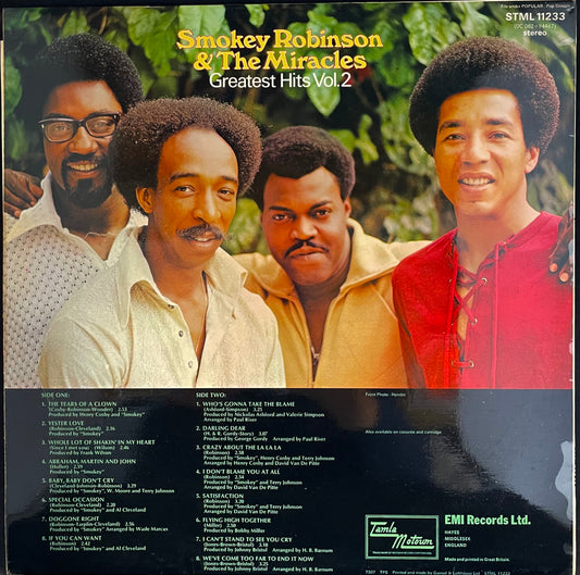 Smokey Robinson & The Miracles – Greatest Hits Vol. 2 - USED Vinyl LP