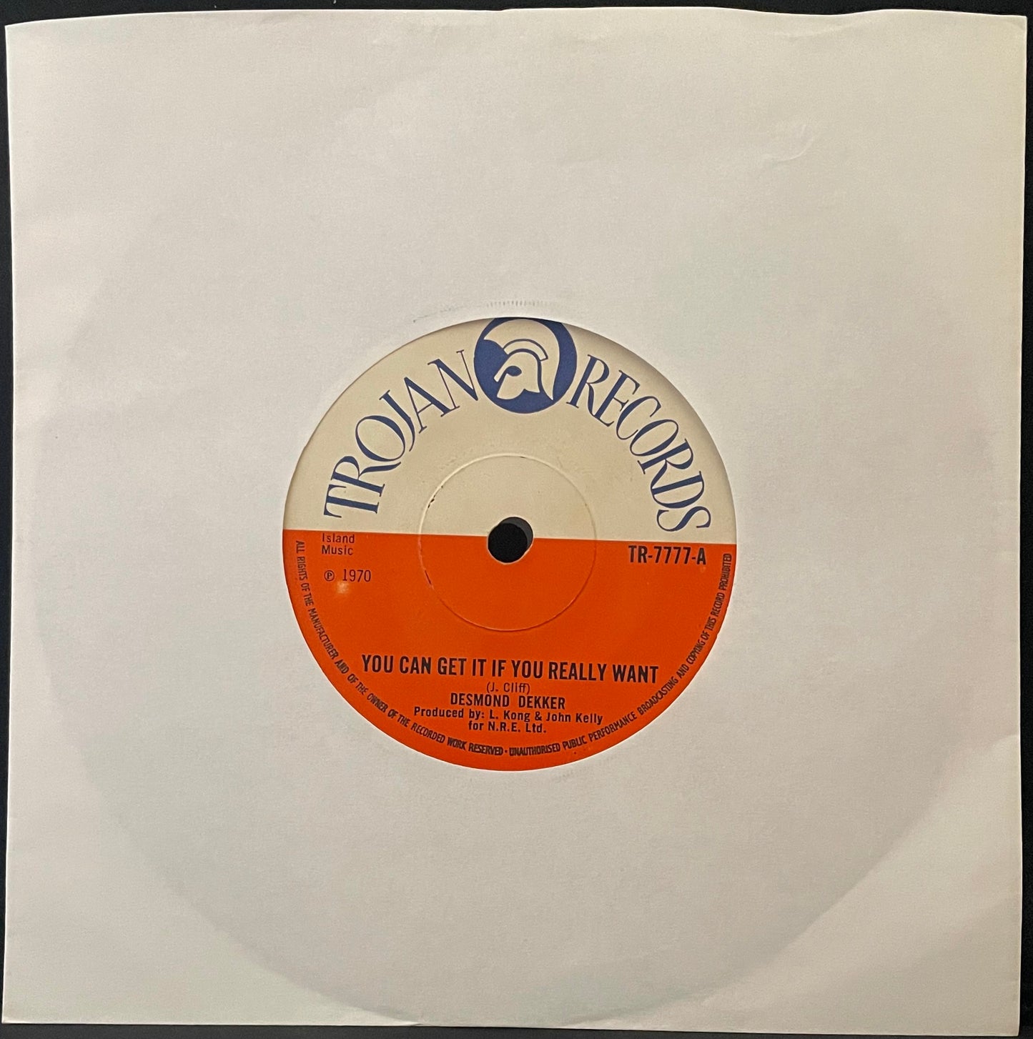 Desmond Dekker – You Can Get It If You Really Want - USED Vinyl 7" Single