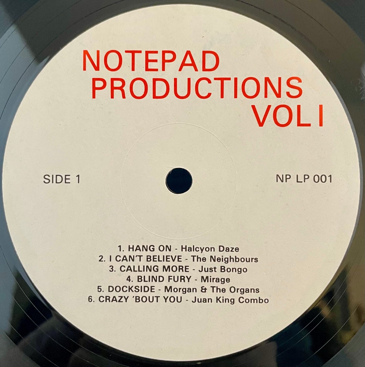 Various ‎– Notepad Productions 'Volume' I – USED Vinyl LP VERY RARE