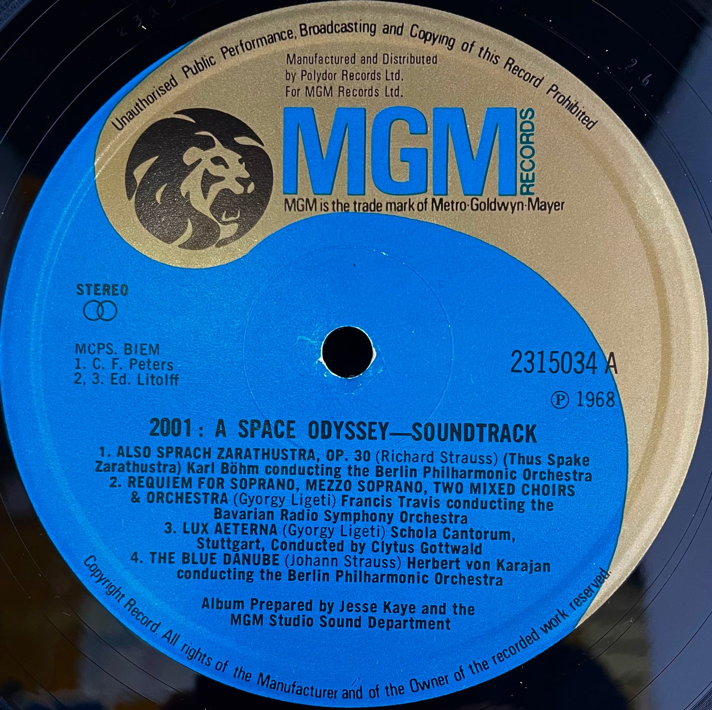 Various – 2001 - A Space Odyssey - USED Vinyl LP