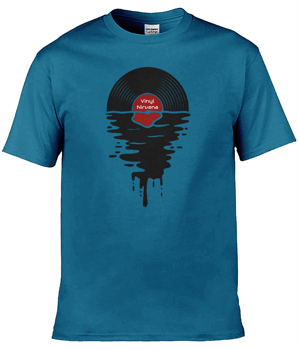 Camiseta Vinyl Nirvana - Gildan Softstyle 