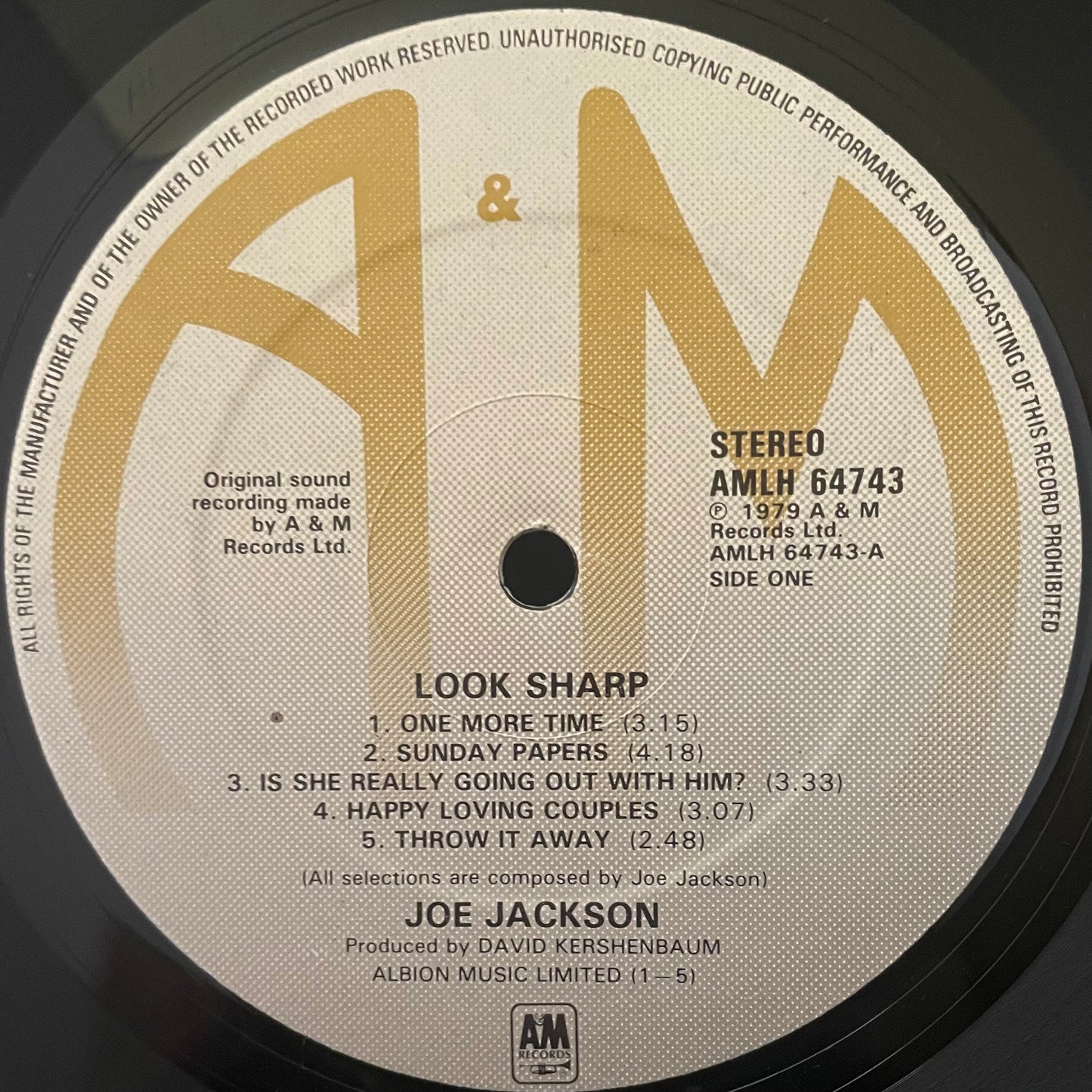 Joe Jackson – Look Sharp! - USED Vinyl LP