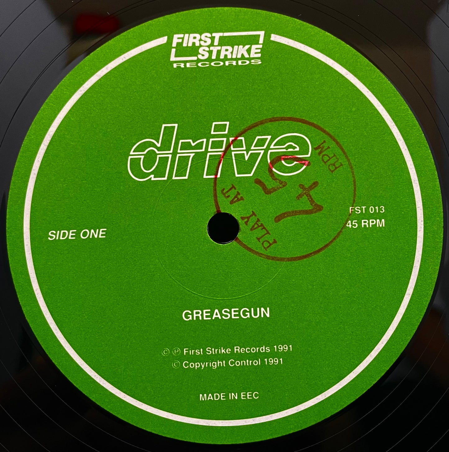Drive – Greasegun – USED Vinyl 12" Single