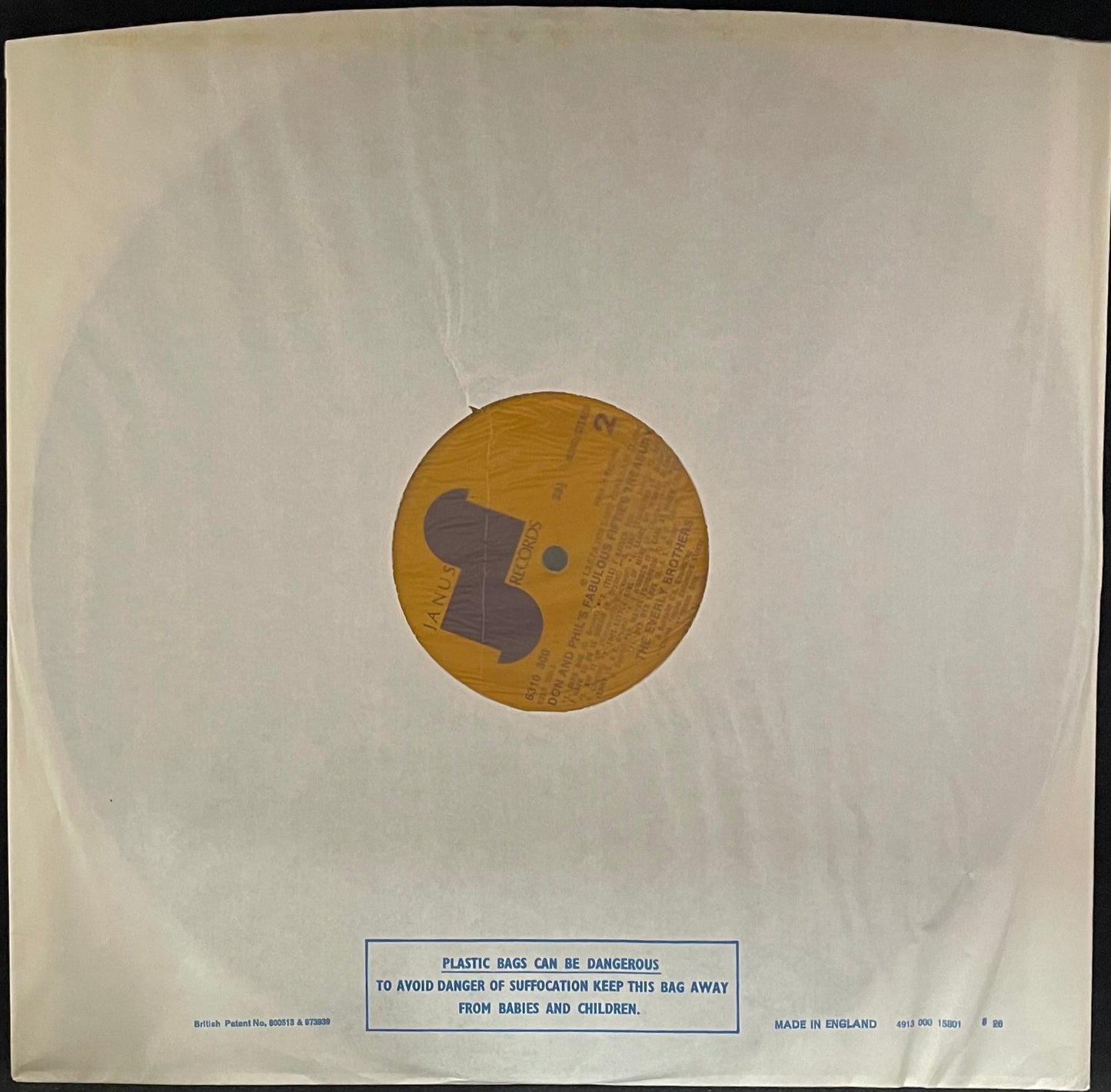 Everly Brothers – Don & Phil's Fabulous Fifties Treasury - USED Vinyl LP