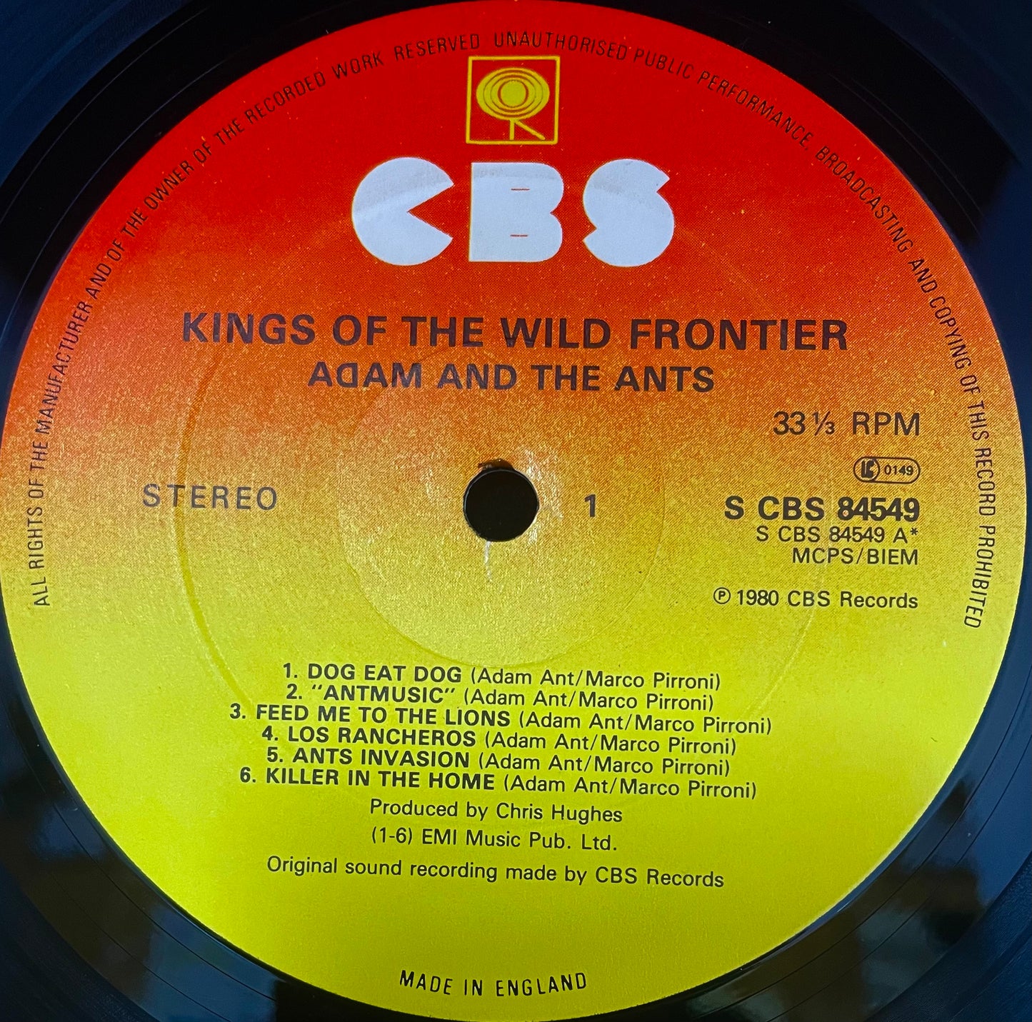 Adam And The Ants – Kings Of The Wild Frontier - USED Vinyl LP