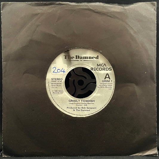 The Damned – Grimly Fiendish – USED Vinyl 7" Single