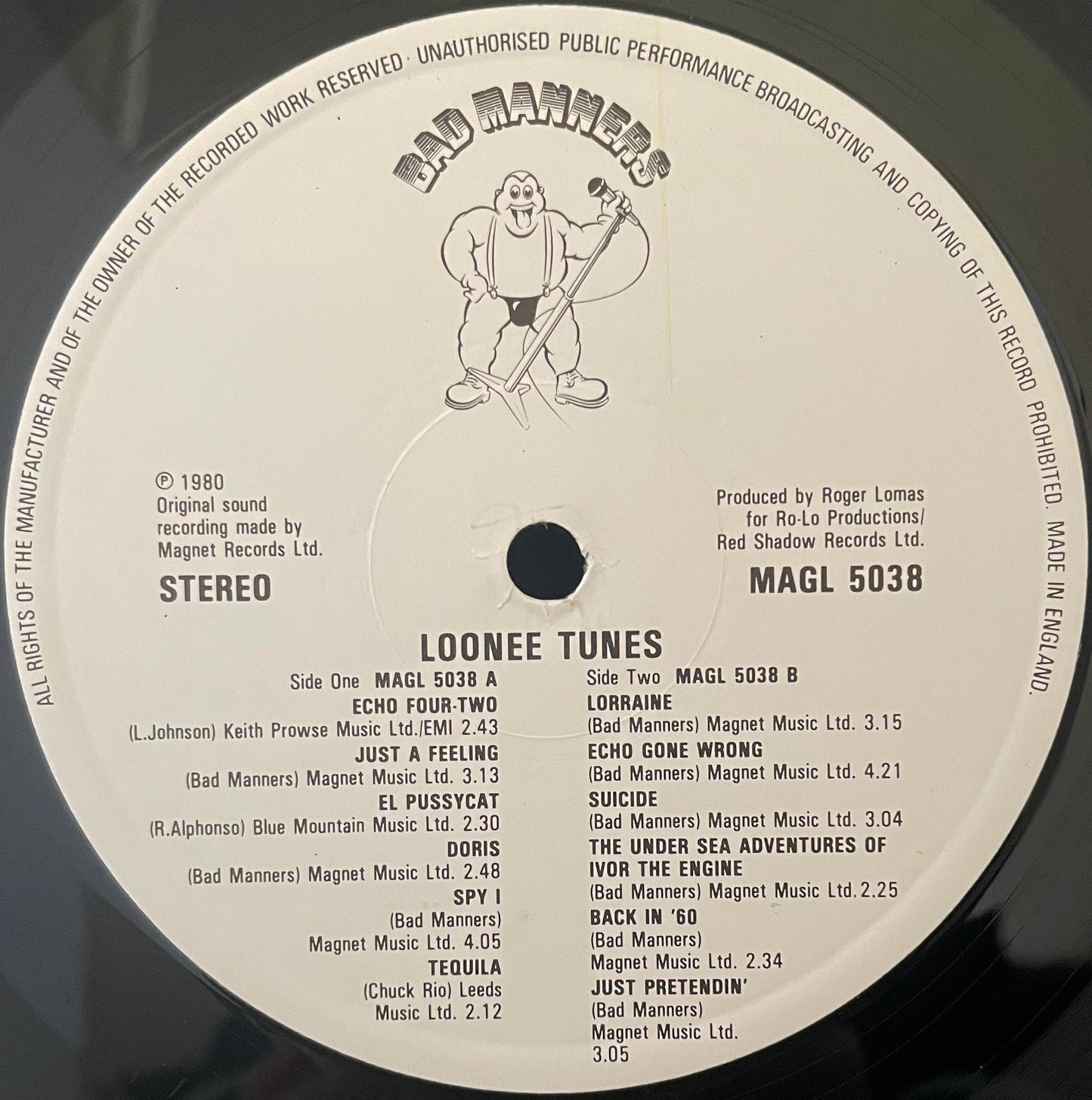 Bad Manners – Loonee Tunes! - USED Vinyl LP
