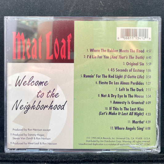 Meat Loaf ‎– Welcome To The Neighborhood - USED CD