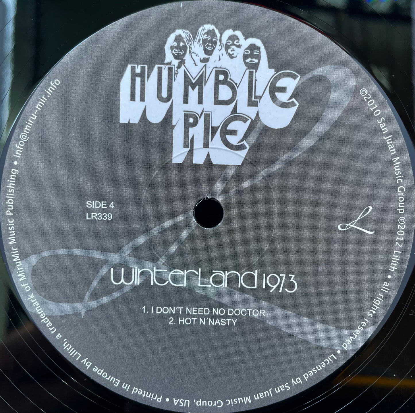 Humble Pie – Winterland 1973 - USED 180G Vinyl 2LP