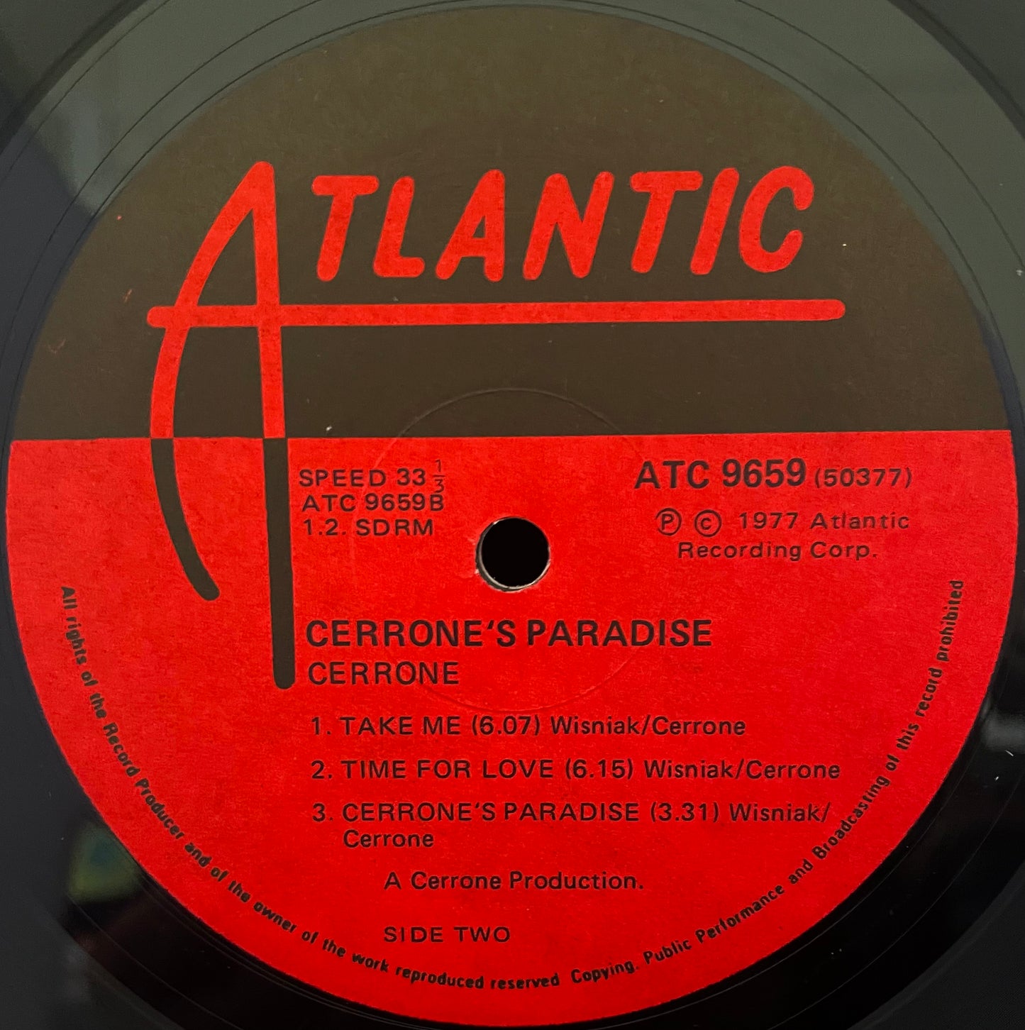 Cerrone – Cerrone's Paradise - USED Vinyl LP