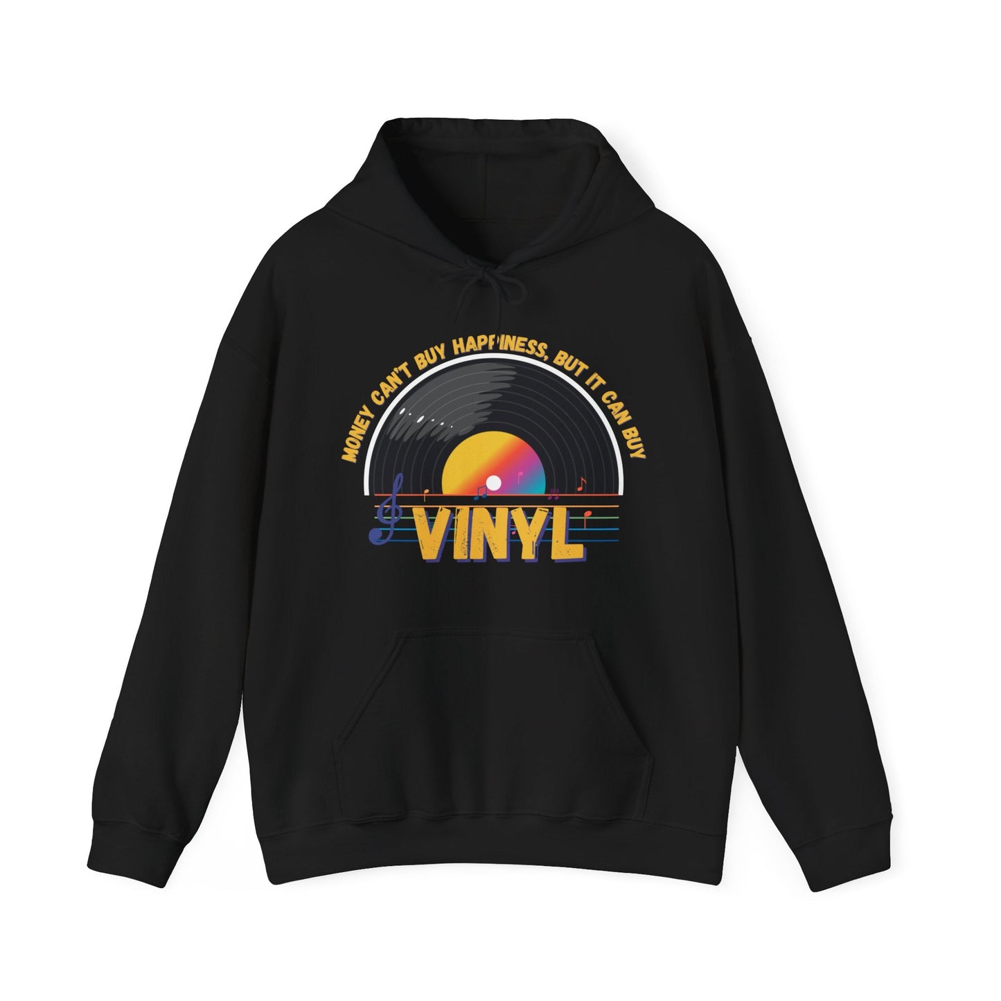 'Money Can't Buy Happiness, But It Can Buy Vinyl' Men's Hoodie