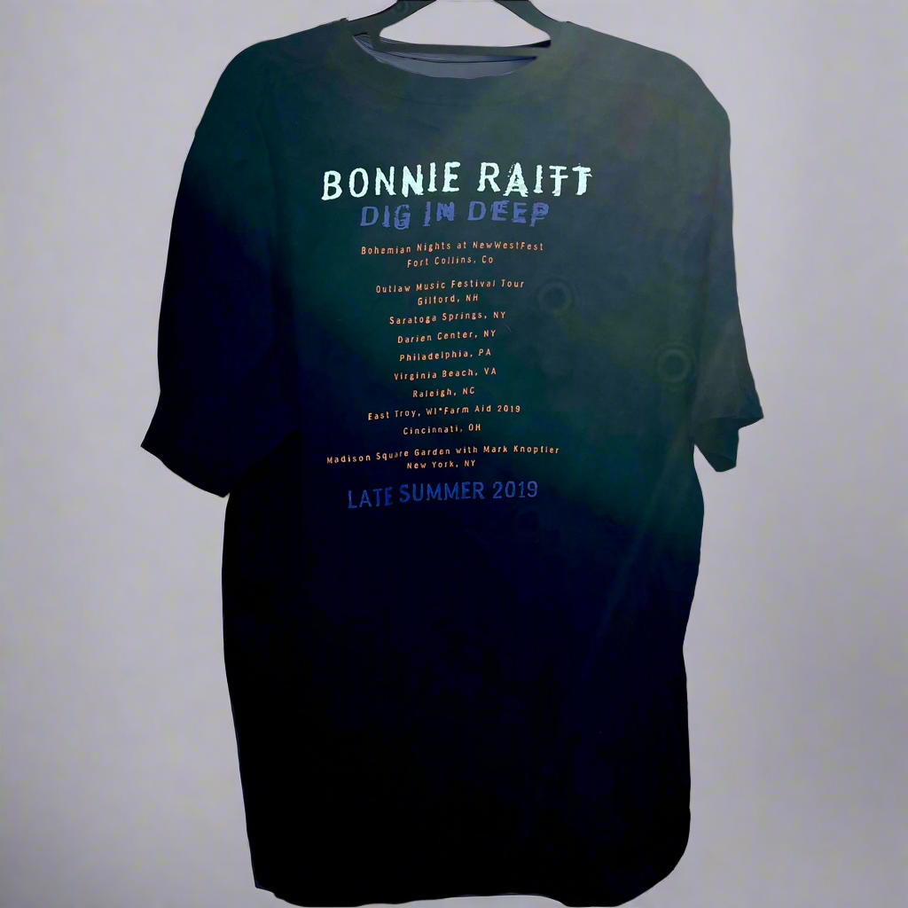Bonnie Raitt - Dig In Deep Tour 2019 - Vintage T-Shirt (XL)