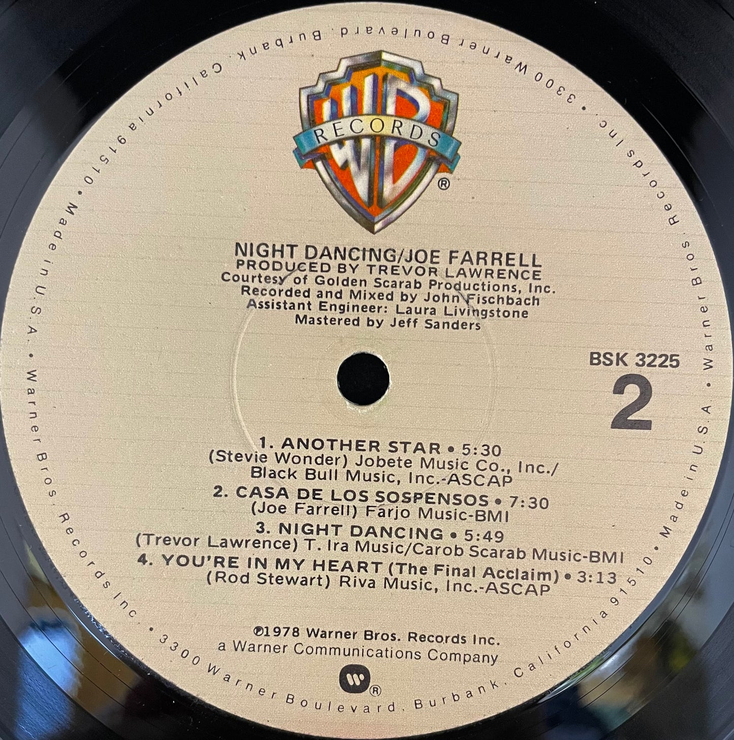 Joe Farrell – Night Dancing - USED Vinyl LP