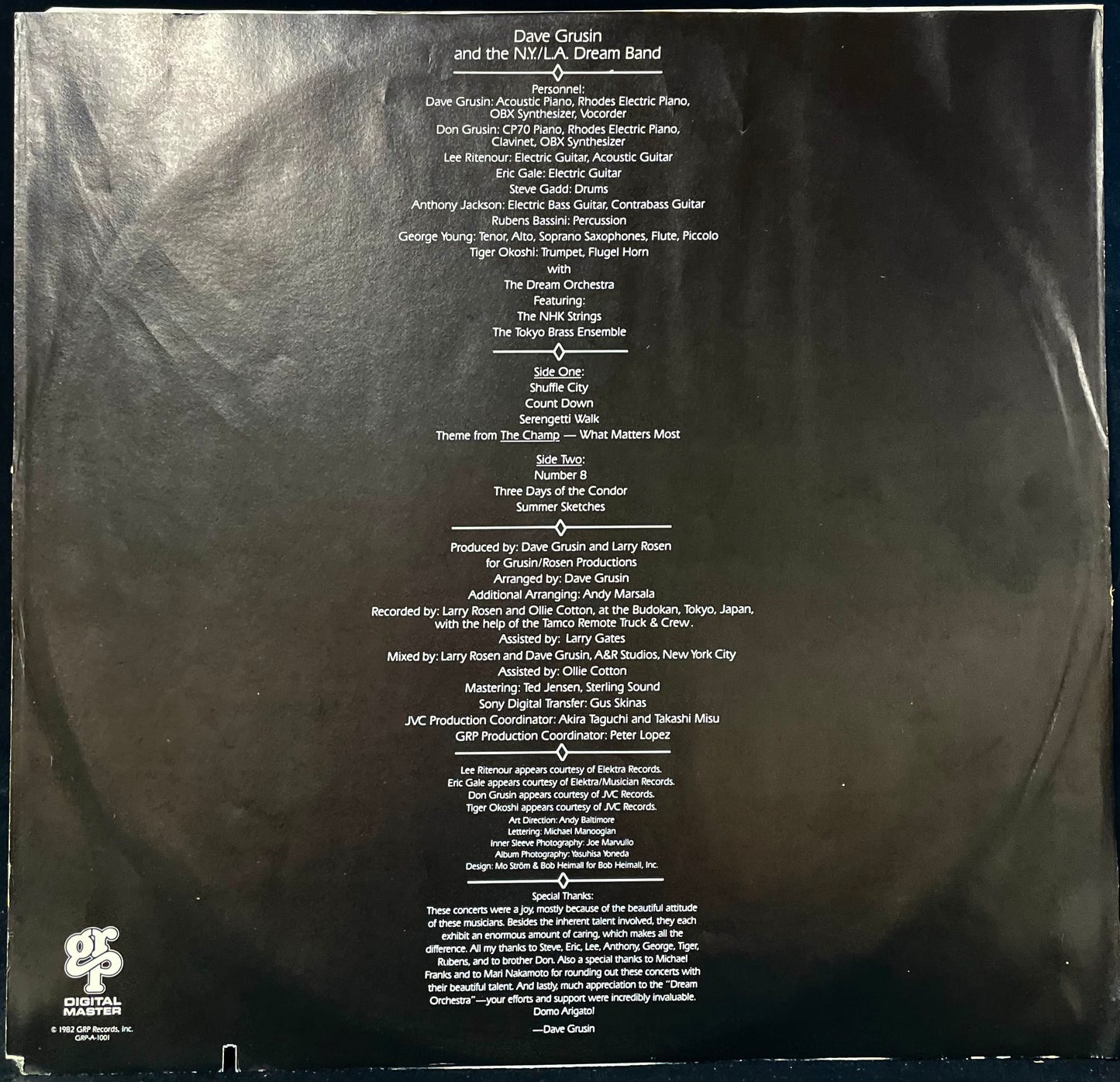 Dave Grusin And The N.Y. / L.A. Dream Band – Dave Grusin And The N.Y. / L.A. Dream Band - USED Vinyl LP