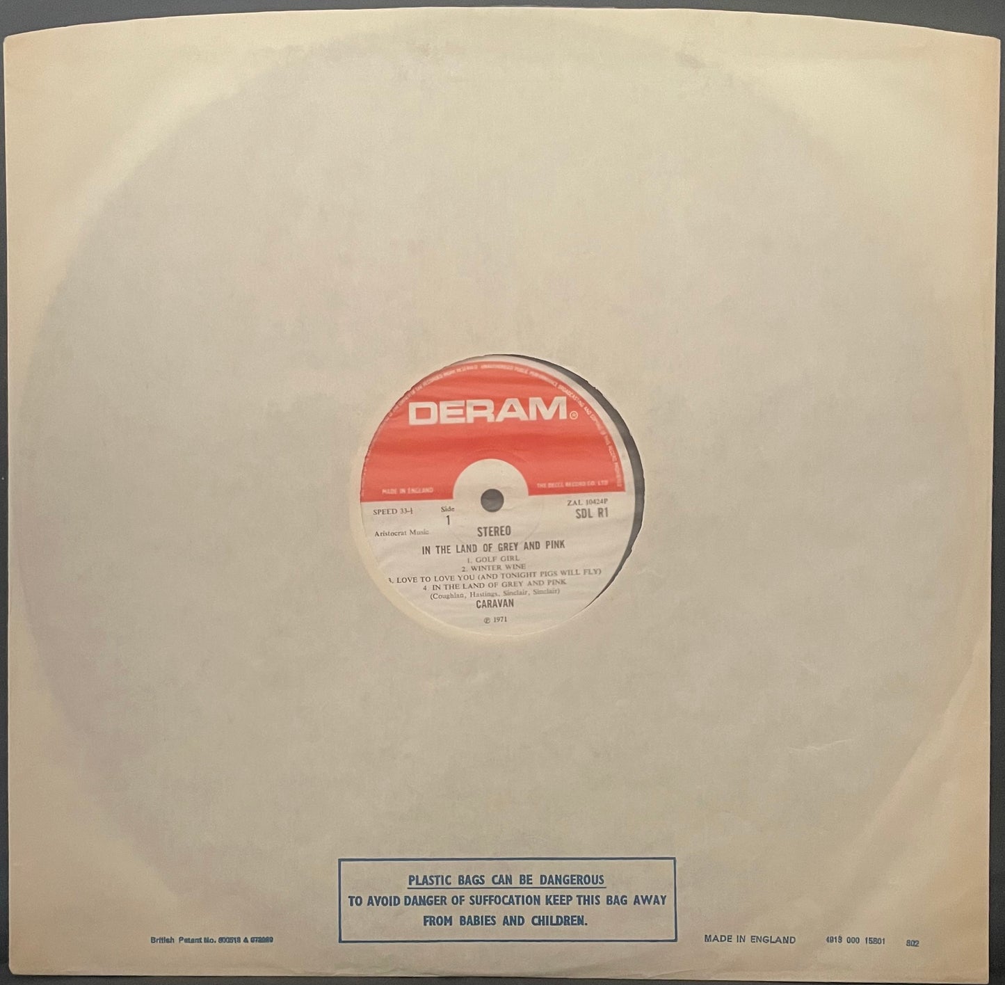 Caravan – In The Land Of Grey And Pink - USED Vinyl LP