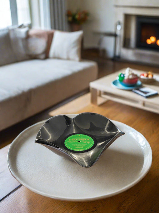 The 'Columbia Green’ 12" Vinyl Record Bowl