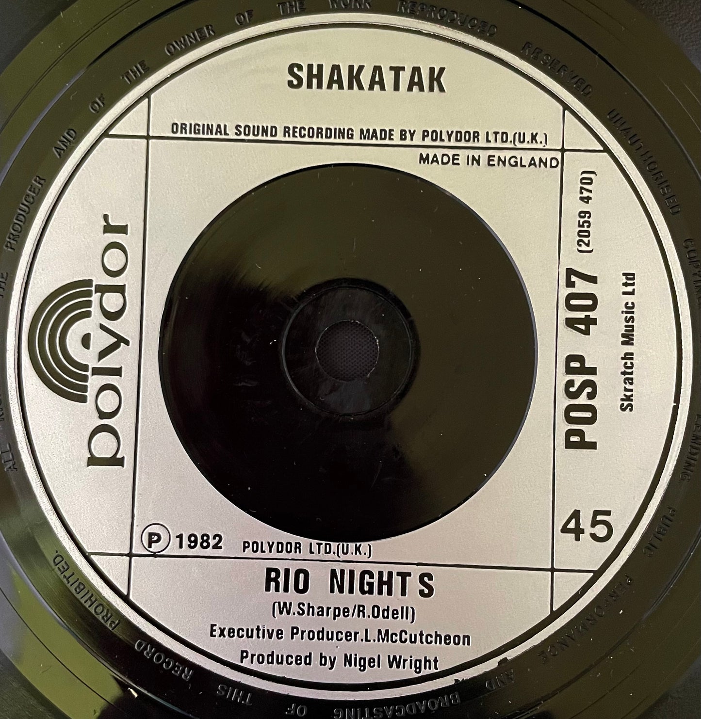 Shakatak – Night Birds - USED Vinyl 7" Single