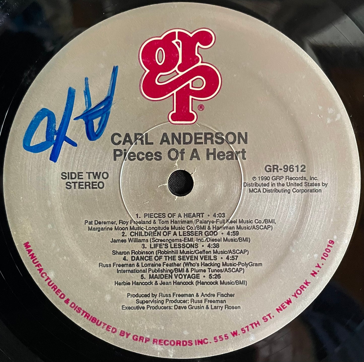Carl Anderson – Pieces Of A Heart - USED Vinyl LP