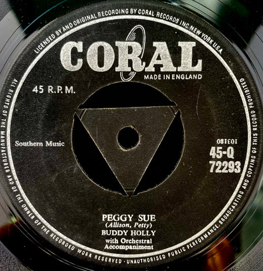 Buddy Holly – Peggy Sue - USED Vinyl 7" Single