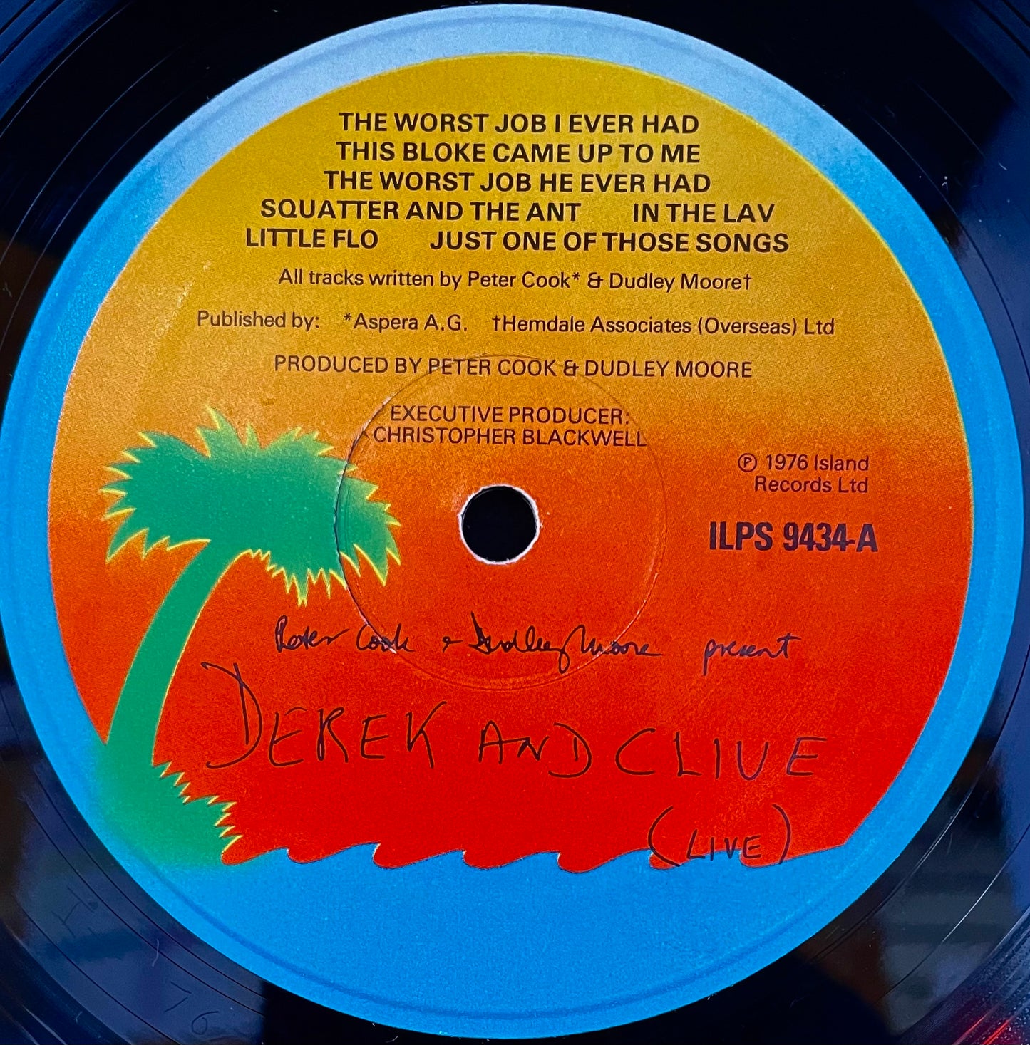 Peter Cook & Dudley Moore Present Derek And Clive – (Live) - USED Vinyl LP