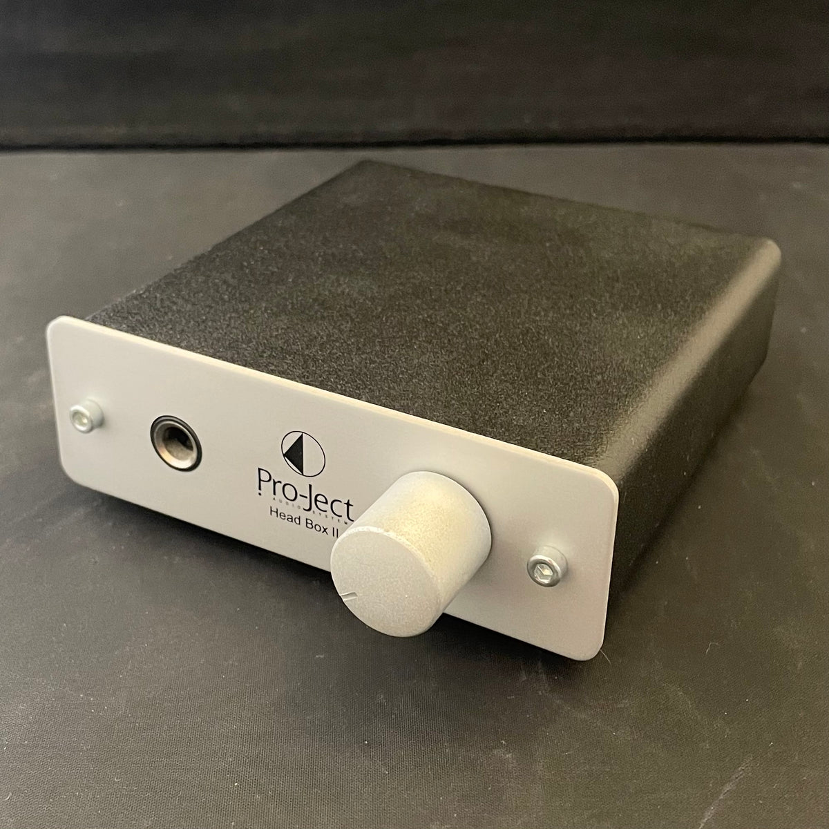 Pro-Ject Head Box II Headphone Amplifier Black/Silver Stereo RCA In/Out
