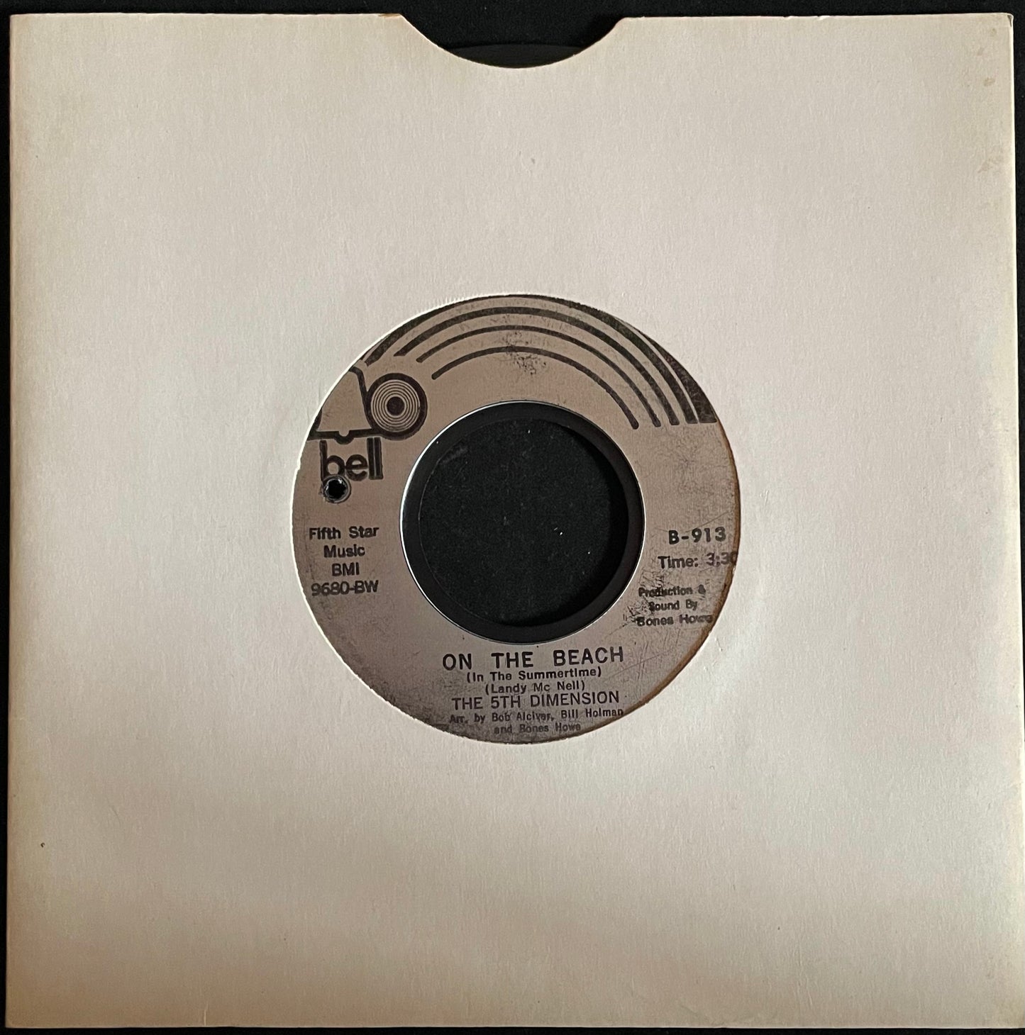 The 5th Dimension – On The Beach (In The Summertime) - USED Vinyl 7" Single